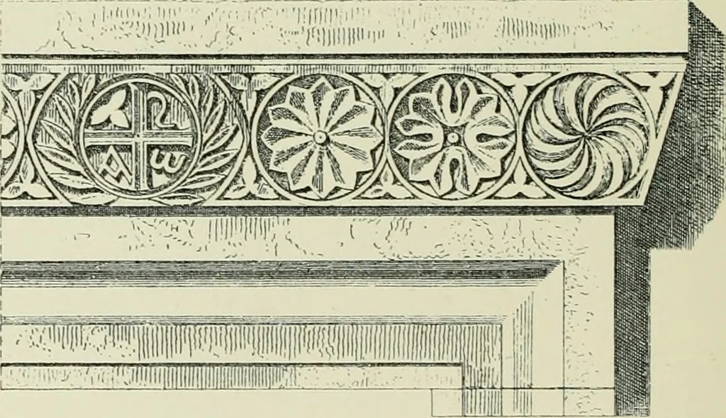 An illustration from Architecture in Italy, from the sixth to the eleventh century; historical and critical researches, 1896, leaf 91