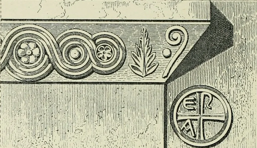 An illustration from Architecture in Italy, from the sixth to the eleventh century; historical and critical researches, 1896, leaf 93