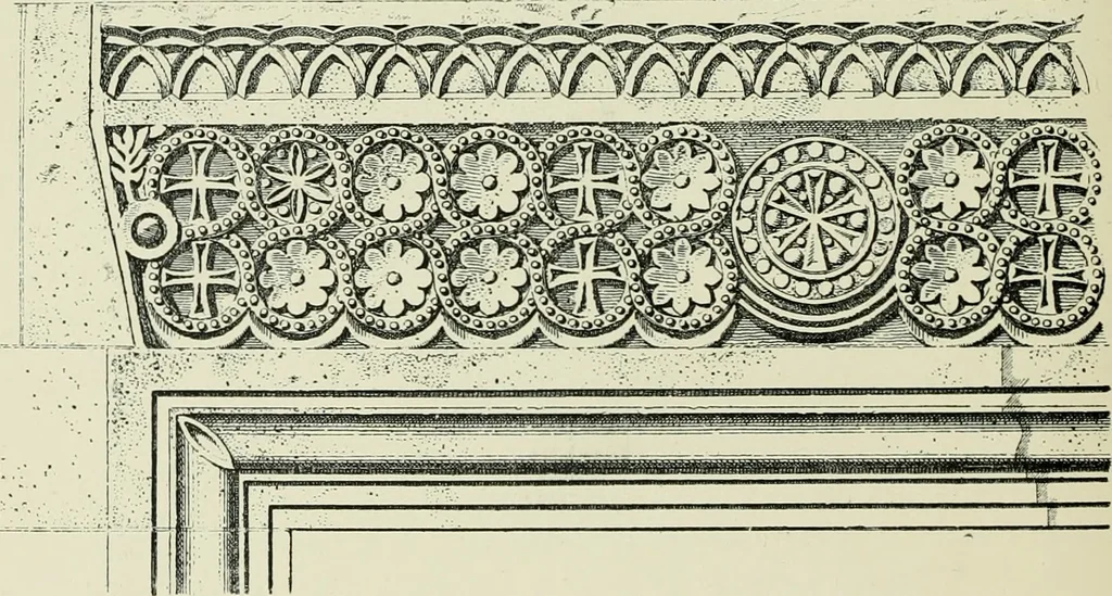 An illustration from Architecture in Italy, from the sixth to the eleventh century; historical and critical researches, 1896, leaf 93