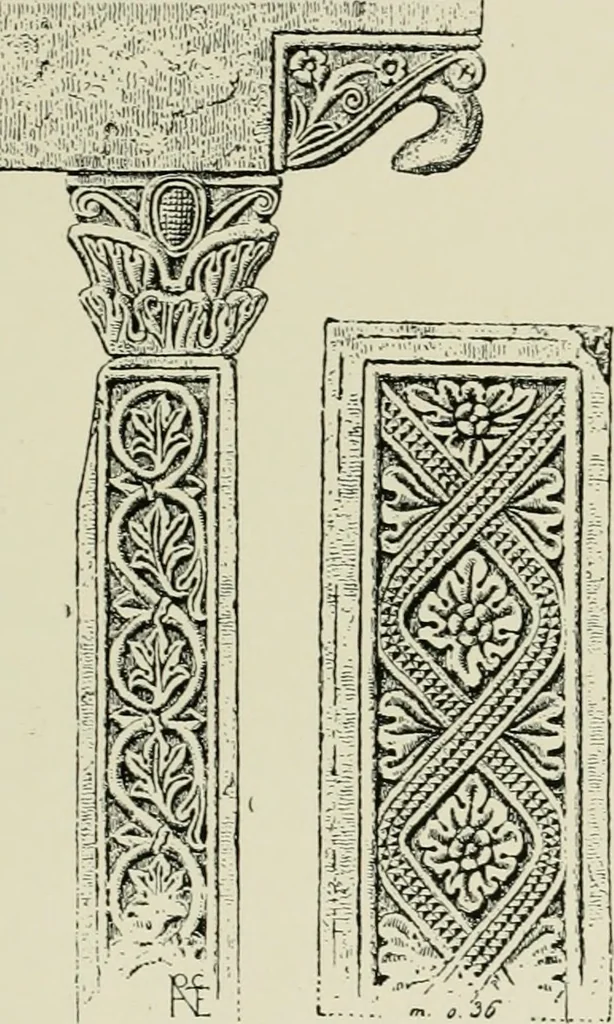 An illustration from Architecture in Italy, from the sixth to the eleventh century; historical and critical researches, 1896, leaf 98