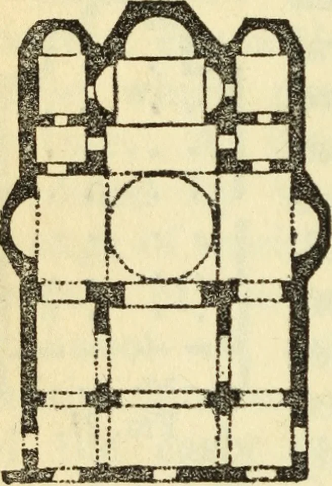 An illustration from Architecture : an introduction to the history and theory of the art of building, 1912, leaf 137