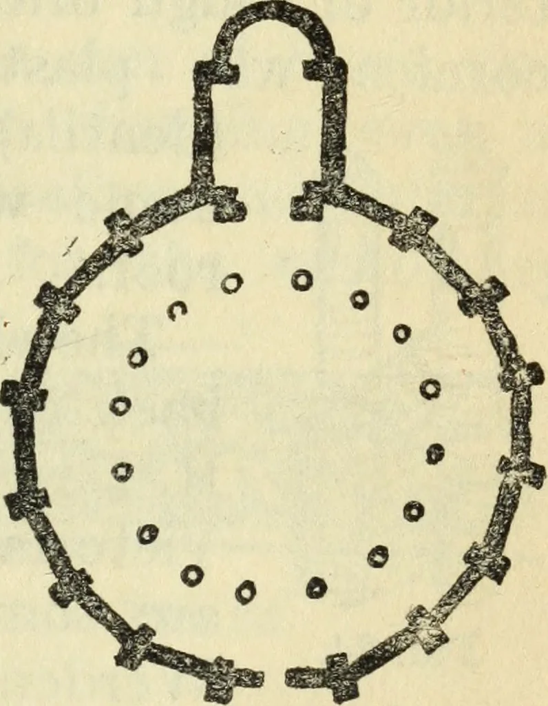 An illustration from Architecture : an introduction to the history and theory of the art of building, 1912, leaf 138