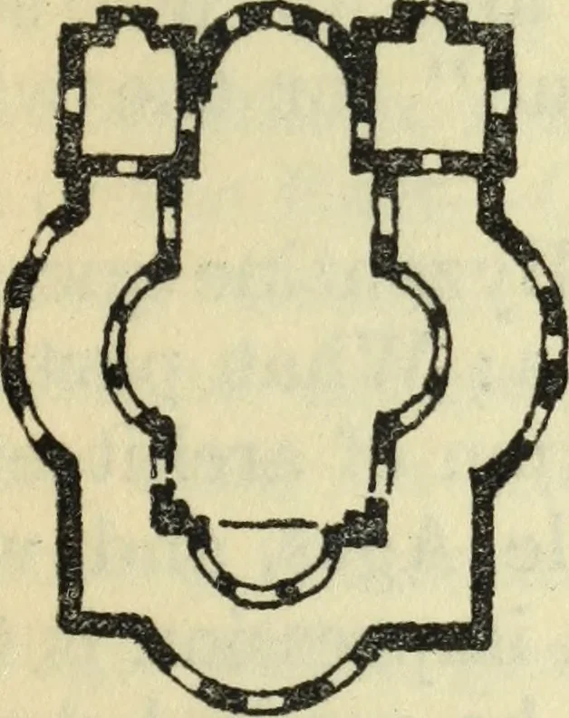 An illustration from Architecture : an introduction to the history and theory of the art of building, 1912, leaf 150
