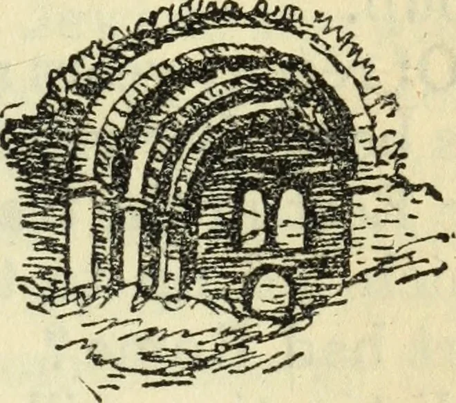 An illustration from Architecture : an introduction to the history and theory of the art of building, 1912, leaf 150