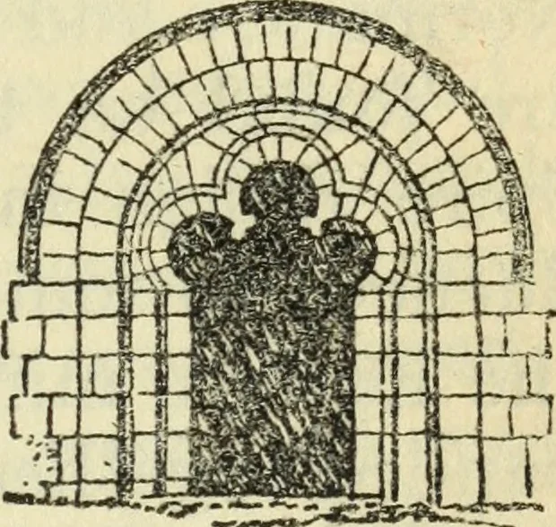 An illustration from Architecture : an introduction to the history and theory of the art of building, 1912, leaf 194