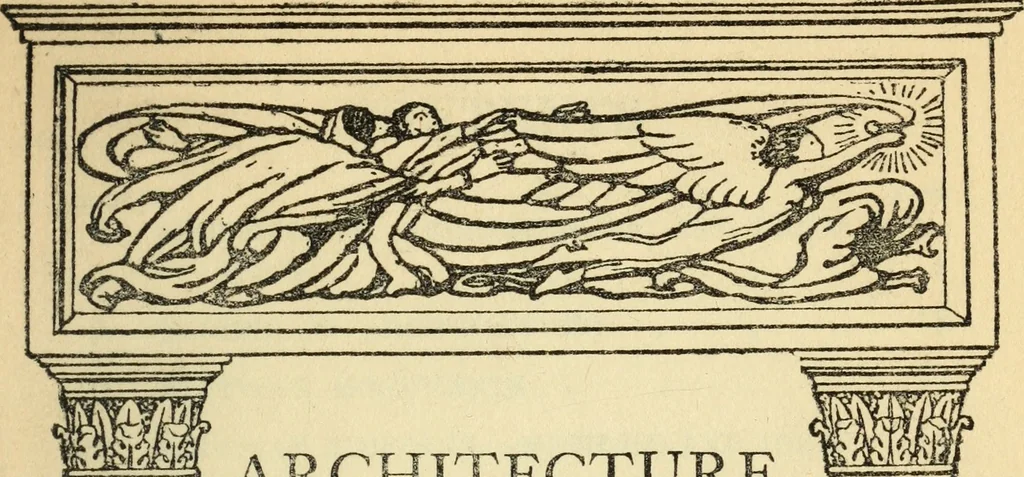 An illustration from Architecture : an introduction to the history and theory of the art of building, 1912, leaf 6