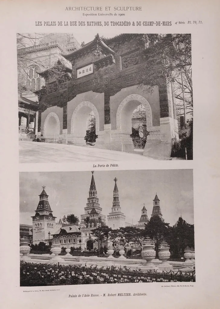 An illustration from L'architecture & la sculpture à l'Exposition de 1900, 1904, leaf 115