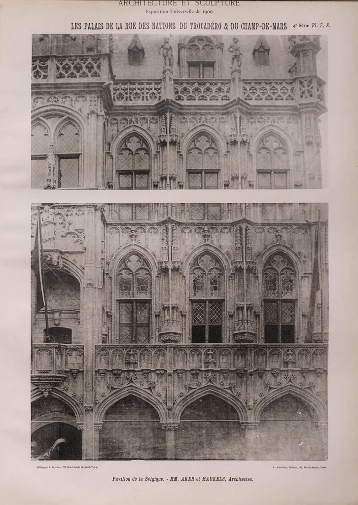 An illustration from L'architecture & la sculpture à l'Exposition de 1900, 1904, leaf 21