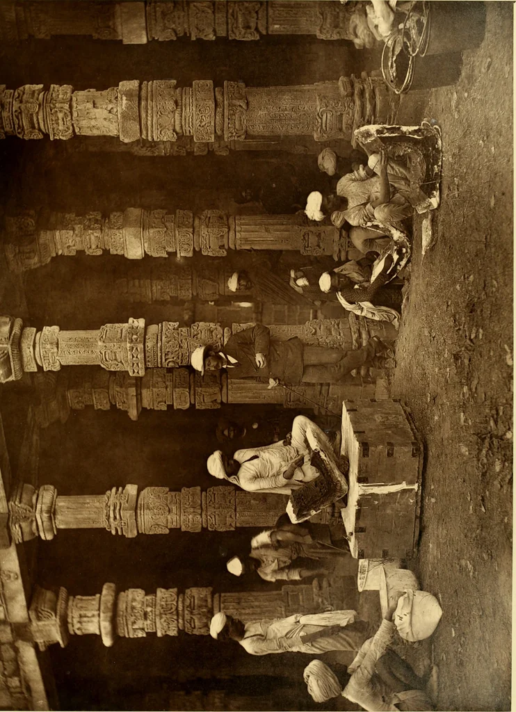 An illustration from The architecture of ancient Delhi : especially the buildings around the Kutb Minar, 1872, leaf 20