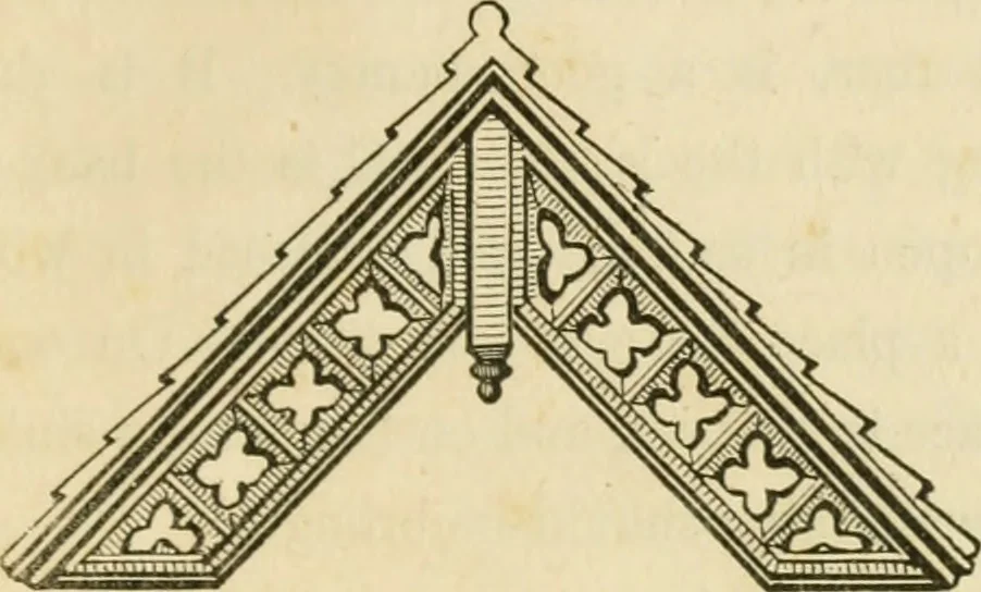 An illustration from The architecture of country houses : including designs for cottages, farm houses, and villas, with remarks on interiors, furniture, and the best modes of warming and ventilating, 1851, leaf 136