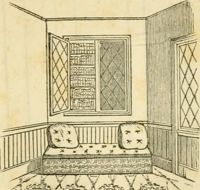 An illustration from The architecture of country houses : including designs for cottages, farm houses, and villas, with remarks on interiors, furniture, and the best modes of warming and ventilating, 1851, leaf 138