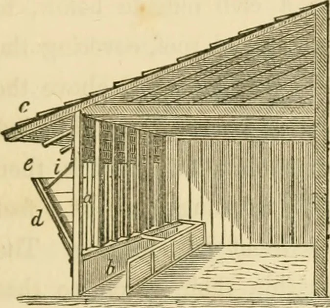 An illustration from The architecture of country houses : including designs for cottages, farm houses, and villas, with remarks on interiors, furniture, and the best modes of warming and ventilating, 1851, leaf 288