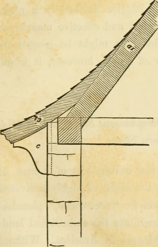 An illustration from The architecture of country houses : including designs for cottages, farm houses, and villas, with remarks on interiors, furniture, and the best modes of warming and ventilating, 1851, leaf 422
