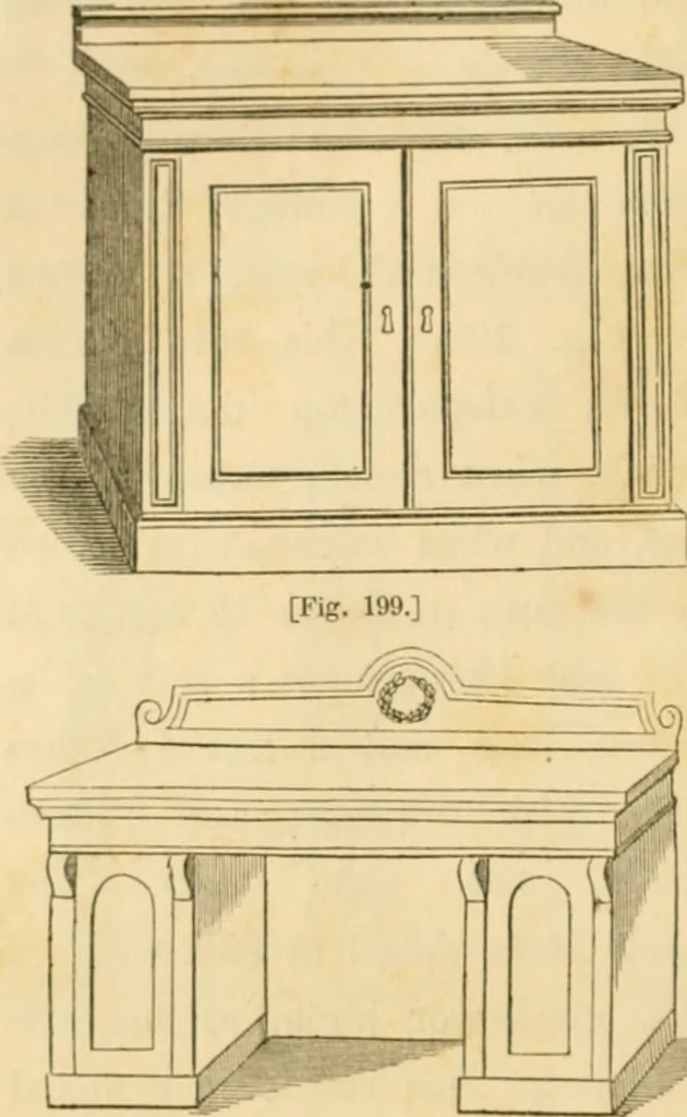An illustration from The architecture of country houses : including designs for cottages, farm houses, and villas, with remarks on interiors, furniture, and the best modes of warming and ventilating, 1851, leaf 501