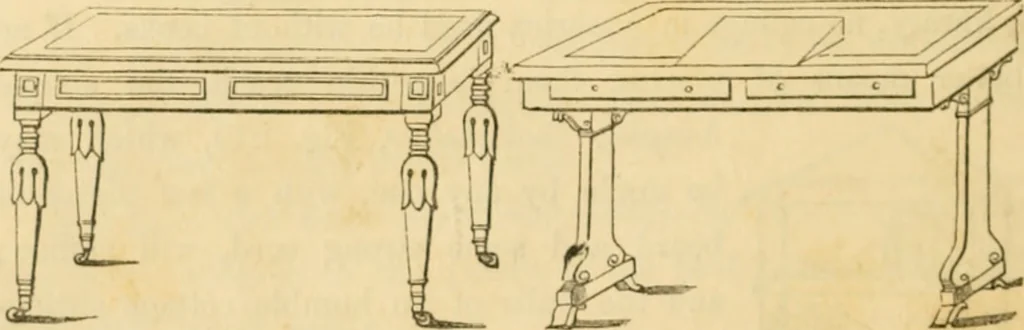 An illustration from The architecture of country houses : including designs for cottages, farm houses, and villas, with remarks on interiors, furniture, and the best modes of warming and ventilating, 1851, leaf 505