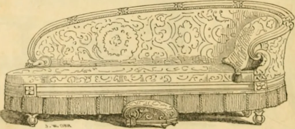An illustration from The architecture of country houses : including designs for cottages, farm houses, and villas, with remarks on interiors, furniture, and the best modes of warming and ventilating, 1851, leaf 507