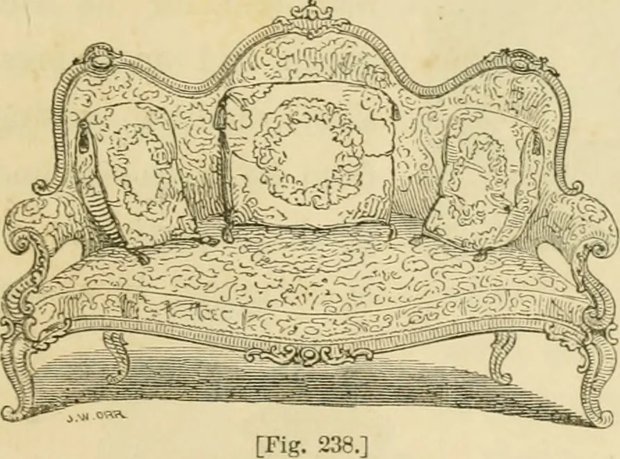 An illustration from The architecture of country houses : including designs for cottages, farm houses, and villas, with remarks on interiors, furniture, and the best modes of warming and ventilating, 1851, leaf 514