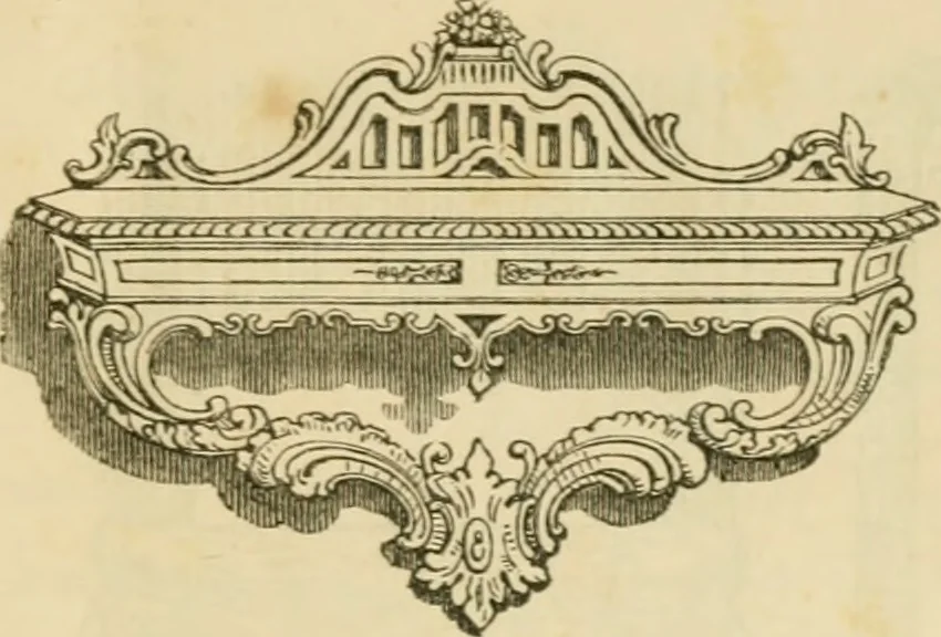 An illustration from The architecture of country houses : including designs for cottages, farm houses, and villas, with remarks on interiors, furniture, and the best modes of warming and ventilating, 1851, leaf 516