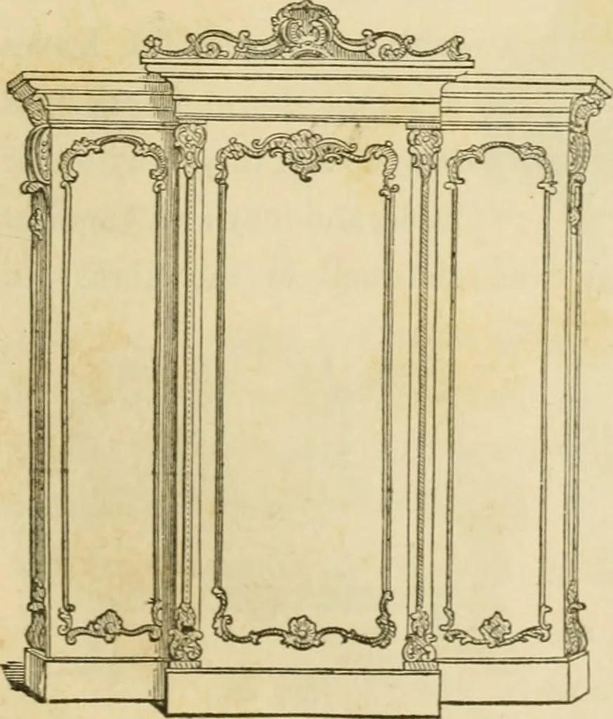 An illustration from The architecture of country houses : including designs for cottages, farm houses, and villas, with remarks on interiors, furniture, and the best modes of warming and ventilating, 1851, leaf 518
