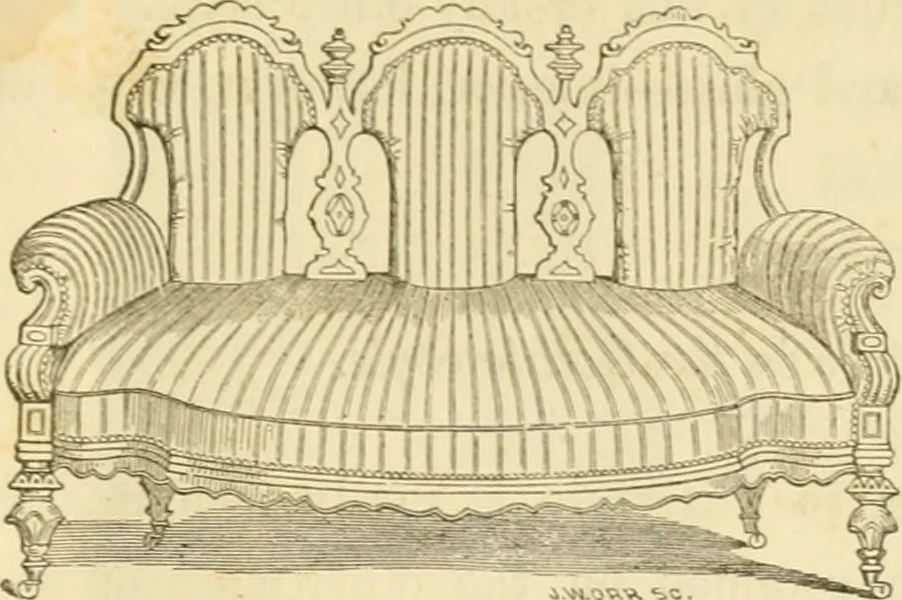 An illustration from The architecture of country houses : including designs for cottages, farm houses, and villas, with remarks on interiors, furniture, and the best modes of warming and ventilating, 1851, leaf 520