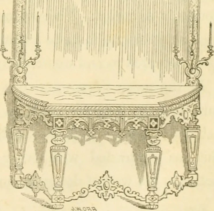 An illustration from The architecture of country houses : including designs for cottages, farm houses, and villas, with remarks on interiors, furniture, and the best modes of warming and ventilating, 1851, leaf 520