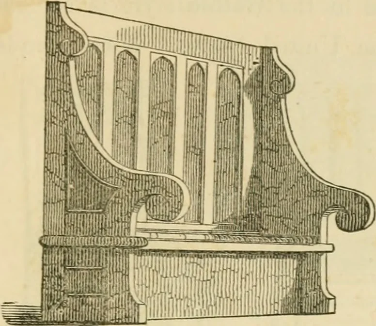 An illustration from The architecture of country houses : including designs for cottages, farm houses, and villas, with remarks on interiors, furniture, and the best modes of warming and ventilating, 1851, leaf 522