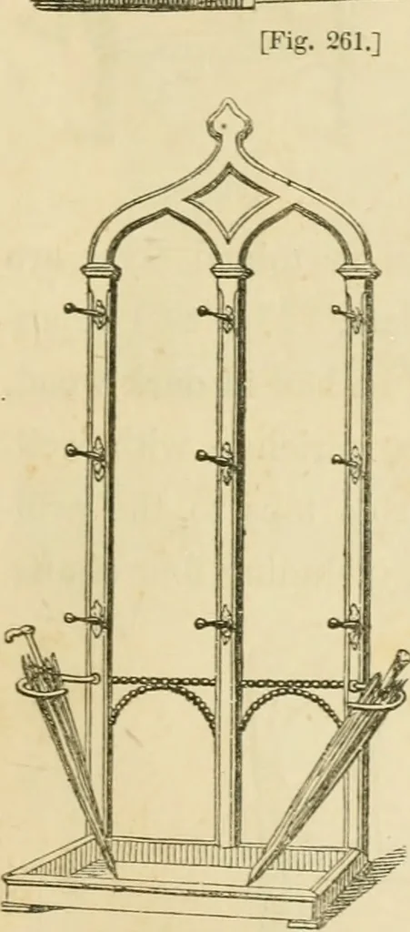 An illustration from The architecture of country houses : including designs for cottages, farm houses, and villas, with remarks on interiors, furniture, and the best modes of warming and ventilating, 1851, leaf 522