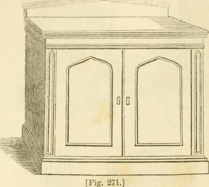 An illustration from The architecture of country houses : including designs for cottages, farm houses, and villas, with remarks on interiors, furniture, and the best modes of warming and ventilating, 1851, leaf 525