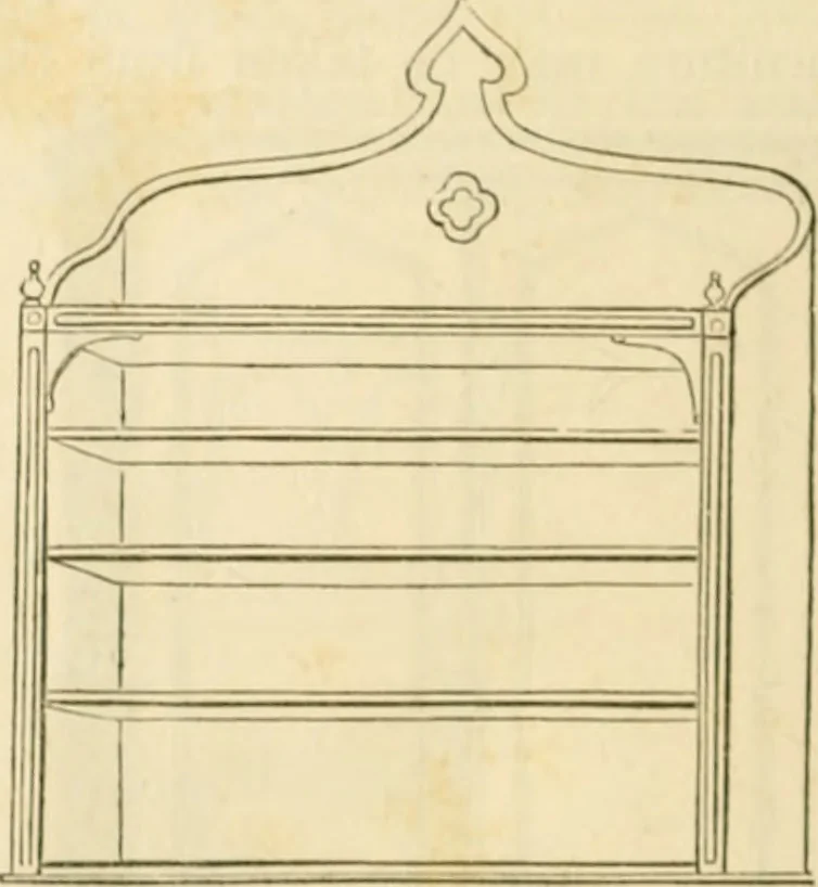 An illustration from The architecture of country houses : including designs for cottages, farm houses, and villas, with remarks on interiors, furniture, and the best modes of warming and ventilating, 1851, leaf 525