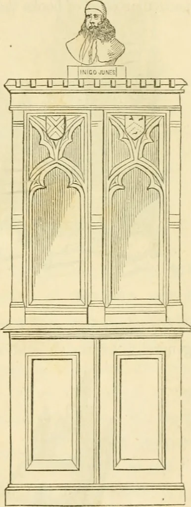 An illustration from The architecture of country houses : including designs for cottages, farm houses, and villas, with remarks on interiors, furniture, and the best modes of warming and ventilating, 1851, leaf 526