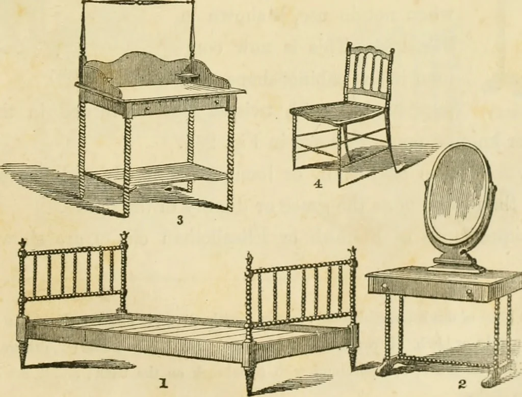 An illustration from The architecture of country houses : including designs for cottages, farm houses, and villas, with remarks on interiors, furniture, and the best modes of warming and ventilating, 1851, leaf 532