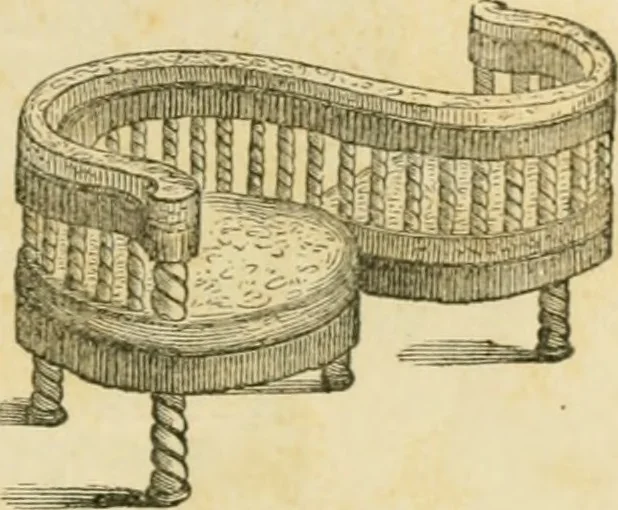An illustration from The architecture of country houses : including designs for cottages, farm houses, and villas, with remarks on interiors, furniture, and the best modes of warming and ventilating, 1851, leaf 536