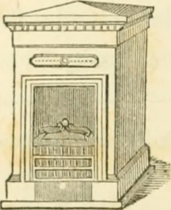 An illustration from The architecture of country houses : including designs for cottages, farm houses, and villas, with remarks on interiors, furniture, and the best modes of warming and ventilating, 1851, leaf 553