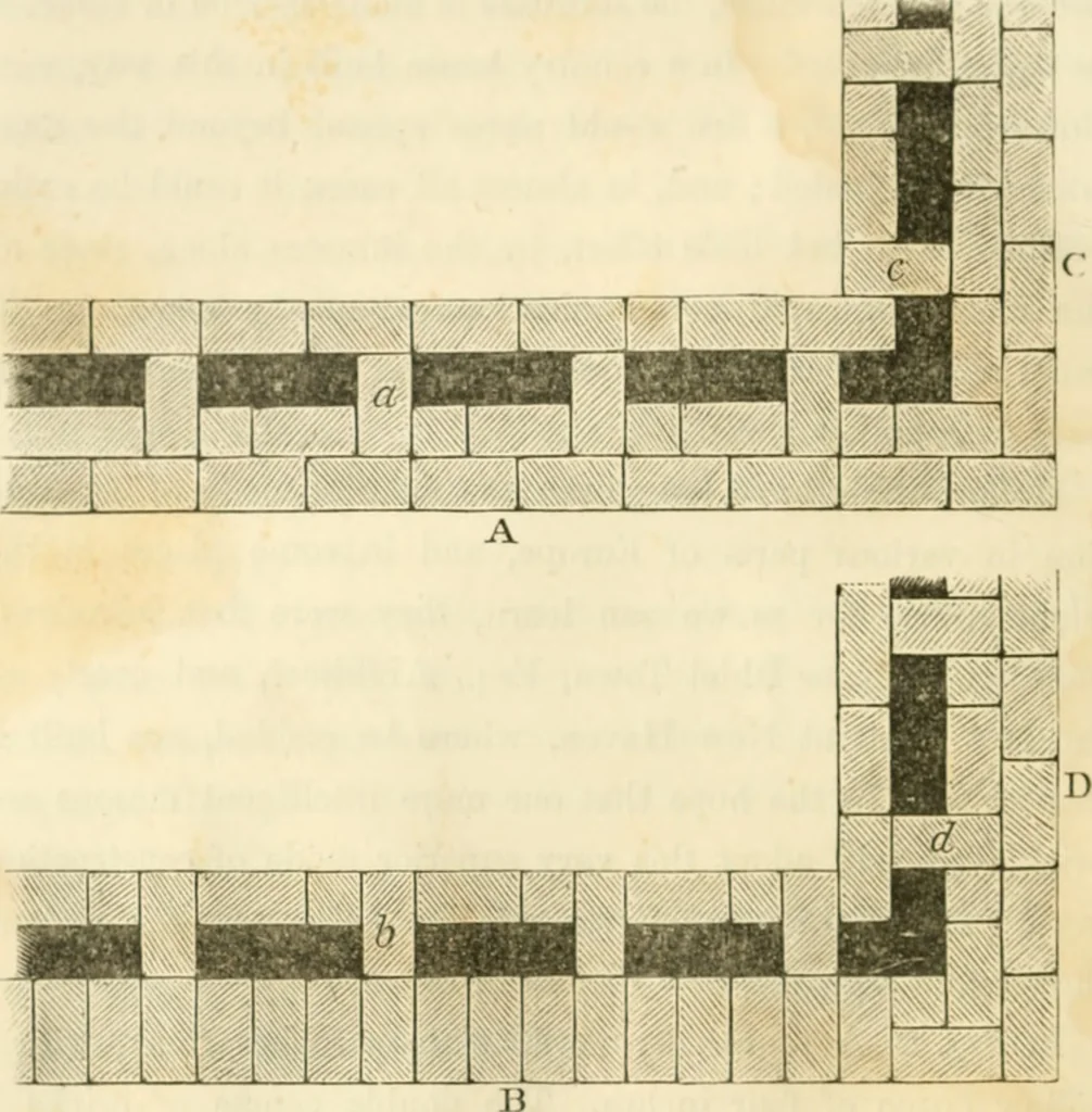 An illustration from The architecture of country houses : including designs for cottages, farm houses, and villas, with remarks on interiors, furniture, and the best modes of warming and ventilating, 1851, leaf 77