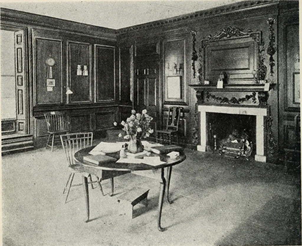 An illustration from The architecture of colonial America, 1915, leaf 149