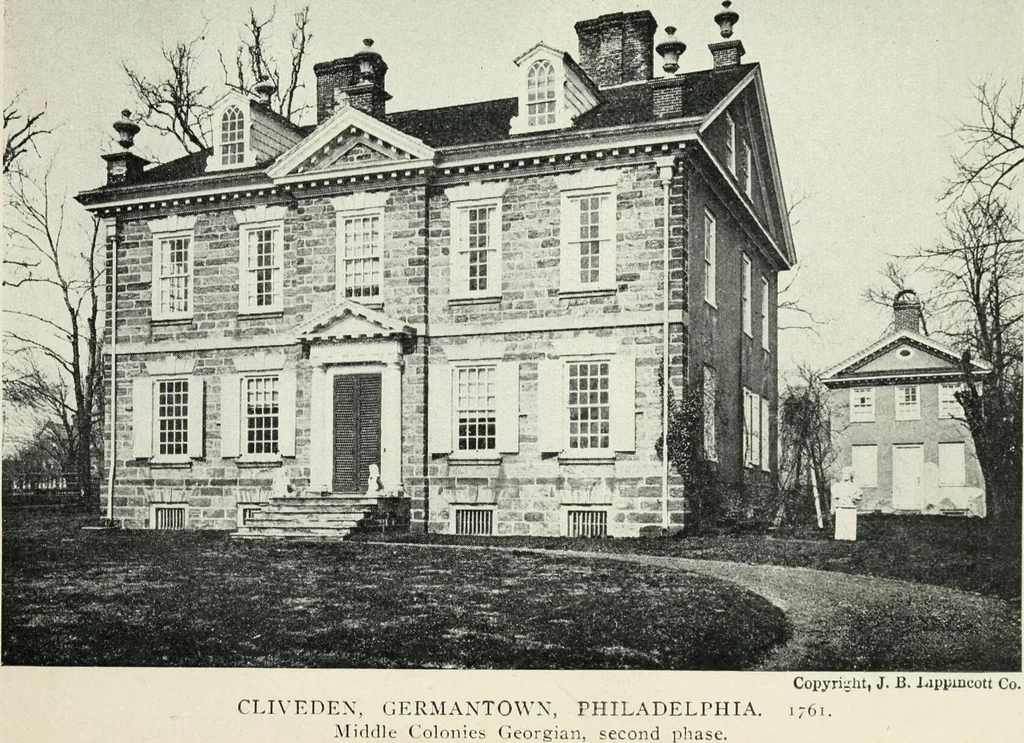 An illustration from The architecture of colonial America, 1915, leaf 204