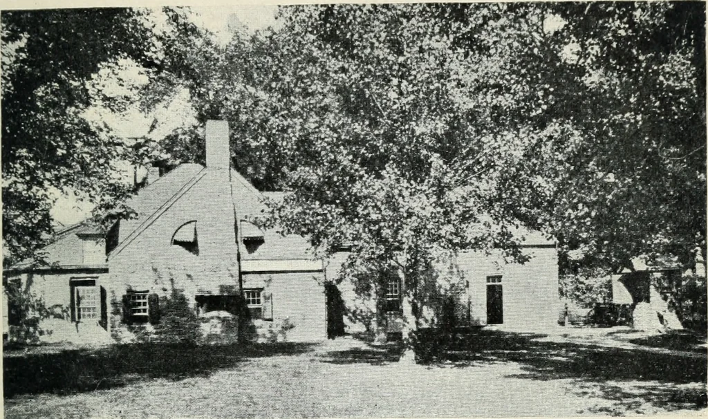 An illustration from The architecture of colonial America, 1915, leaf 28