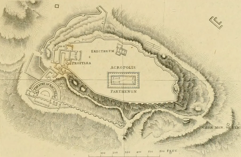 An illustration from The architecture of Marcus Vitruvius Pollio : in ten books, 1826, leaf 120