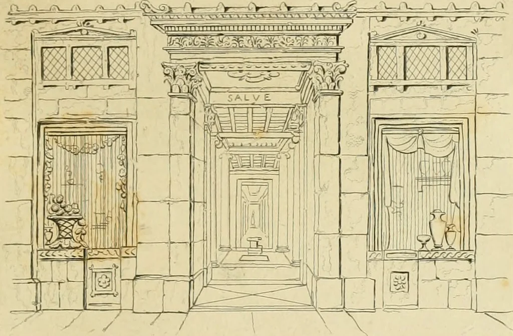An illustration from The architecture of Marcus Vitruvius Pollio : in ten books, 1826, leaf 206