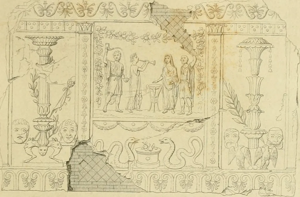 An illustration from The architecture of Marcus Vitruvius Pollio : in ten books, 1826, leaf 236