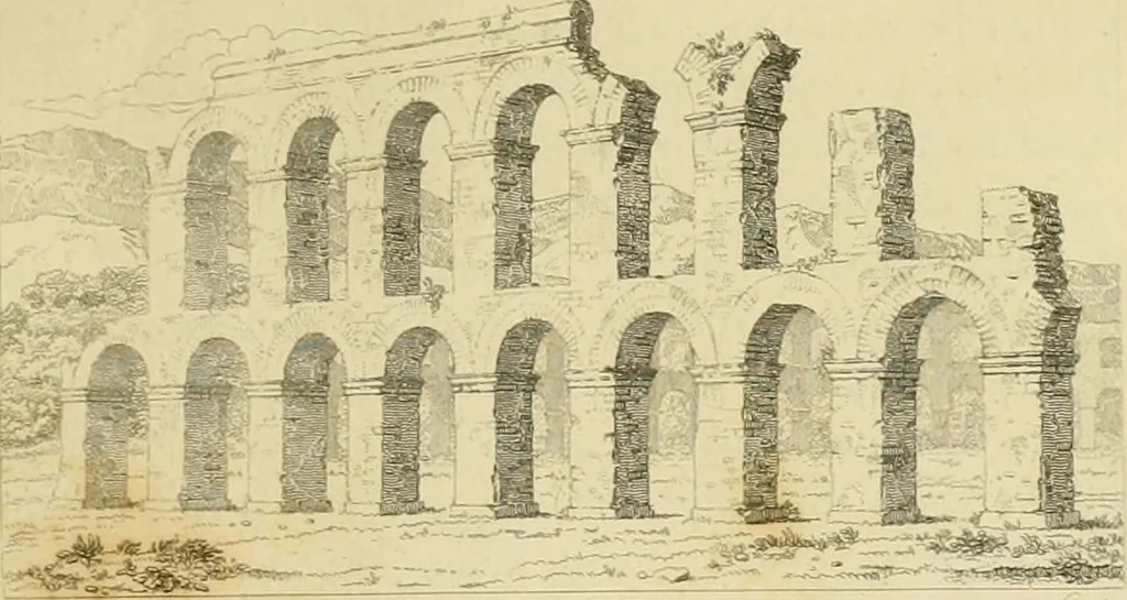 An illustration from The architecture of Marcus Vitruvius Pollio : in ten books, 1826, leaf 272
