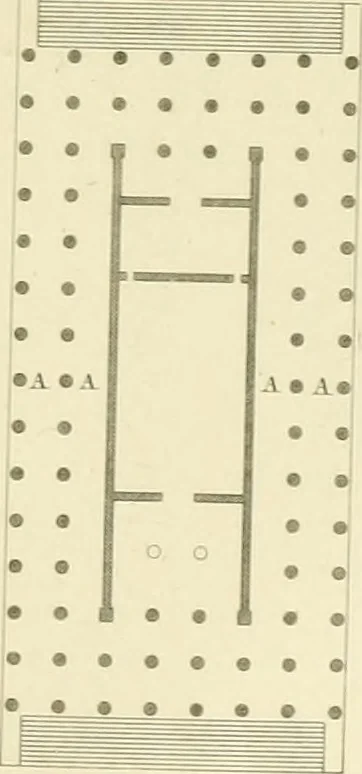 An illustration from The architecture of Marcus Vitruvius Pollio : in ten books, 1826, leaf 416