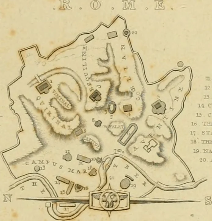 An illustration from The architecture of Marcus Vitruvius Pollio : in ten books, 1826, leaf 46