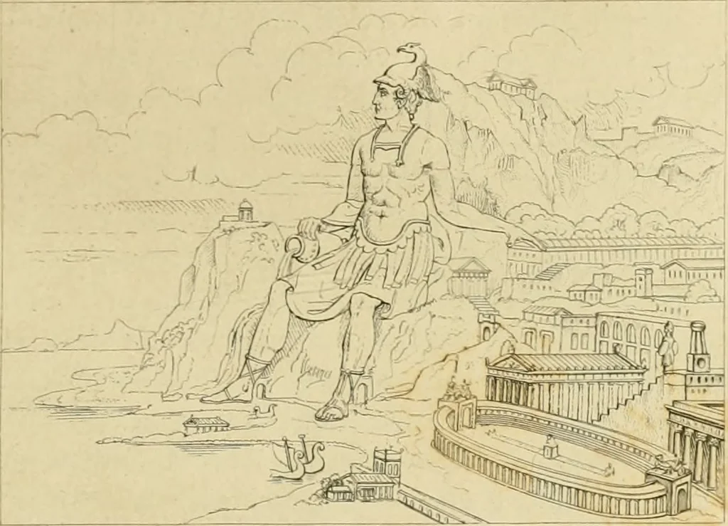 An illustration from The architecture of Marcus Vitruvius Pollio : in ten books, 1826, leaf 78