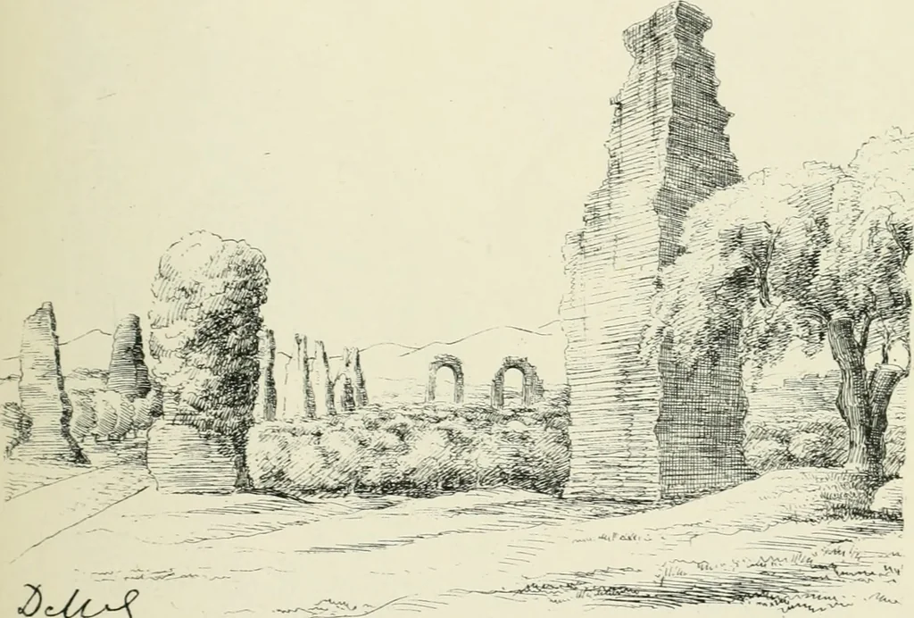 An illustration from The architecture of Provence and the Riviera, 1888, leaf 108