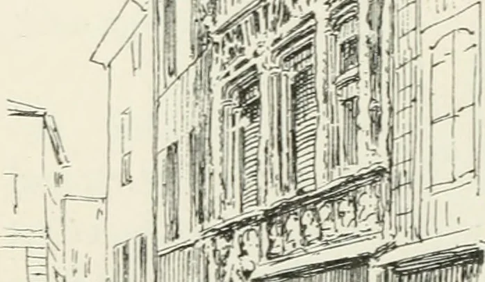 An illustration from The architecture of Provence and the Riviera, 1888, leaf 153