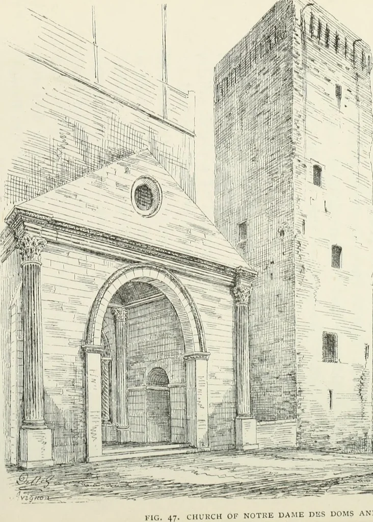 An illustration from The architecture of Provence and the Riviera, 1888, leaf 165