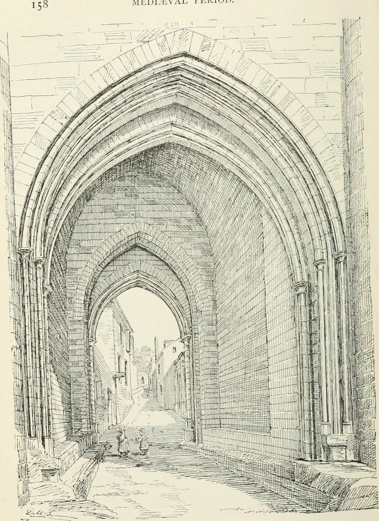 An illustration from The architecture of Provence and the Riviera, 1888, leaf 183