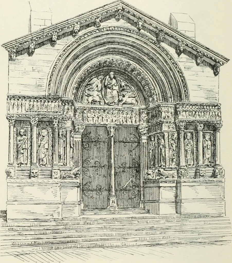 An illustration from The architecture of Provence and the Riviera, 1888, leaf 211