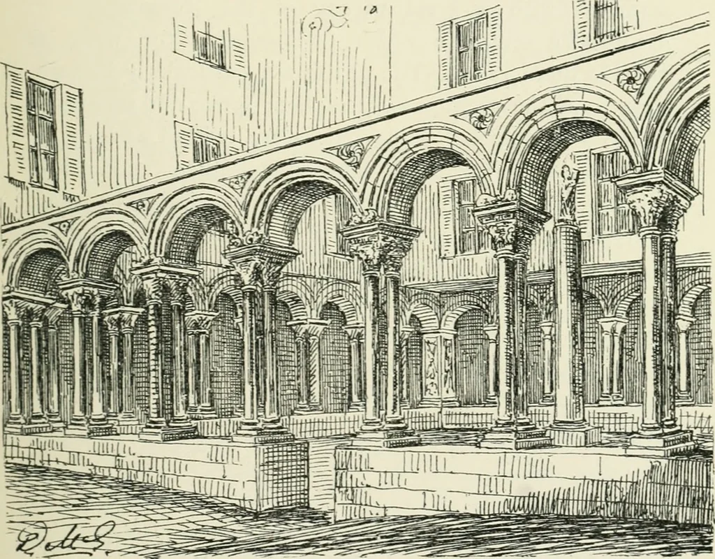 An illustration from The architecture of Provence and the Riviera, 1888, leaf 244